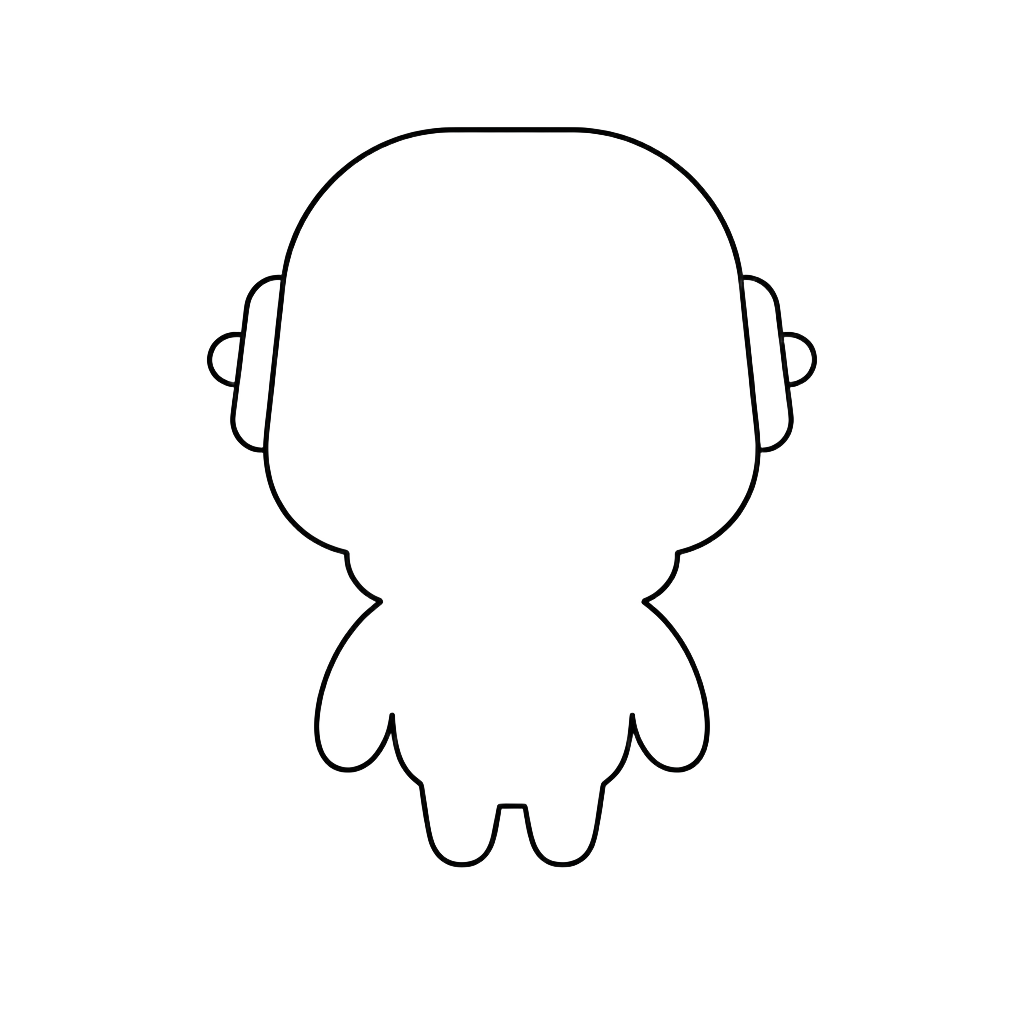 AIMO creature outline headphone