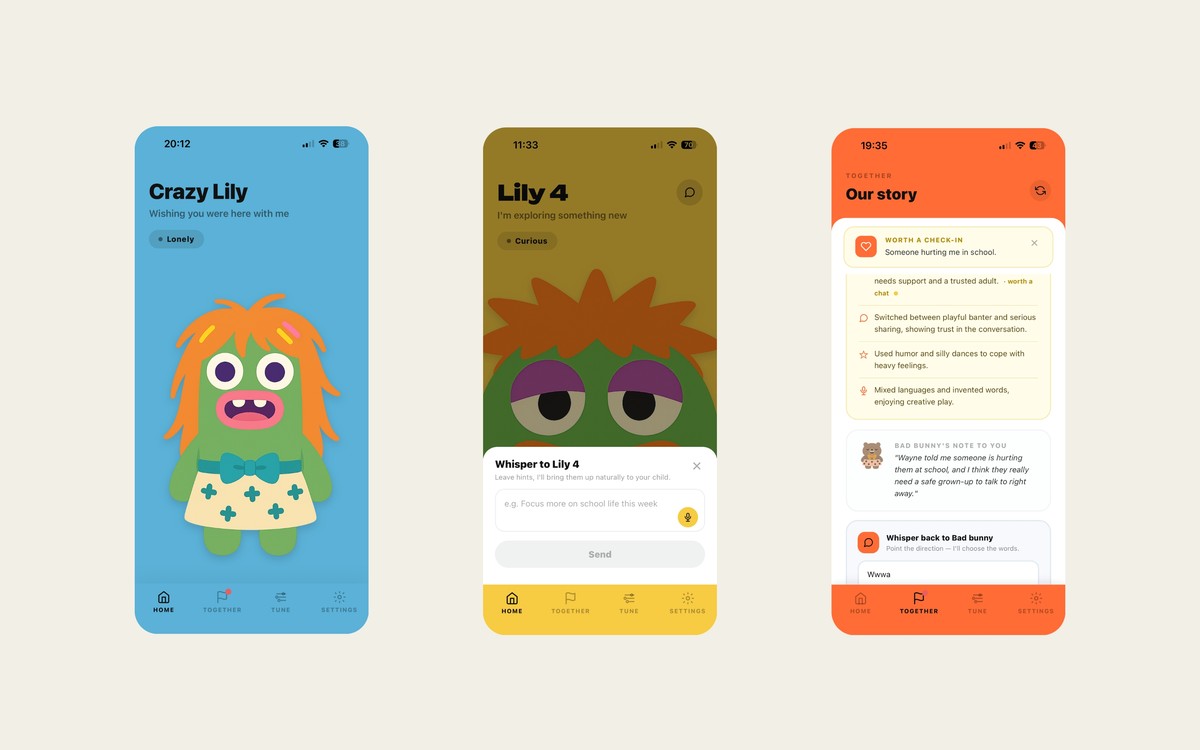AIMO app screens